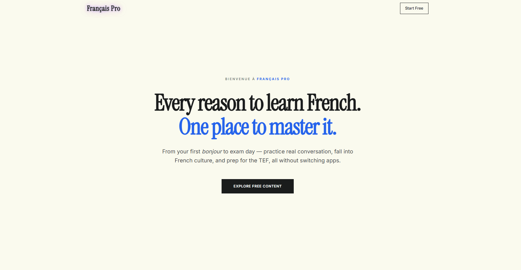 Français Pro 